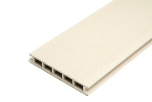 Террасная доска из ДПК Faynag Premium Velvet слоновая кость